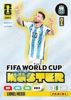 Lionel Messi Argentina Panini FIFA World Cup 2026 Adrenalyn XL FIFA World Cup Master #DB03